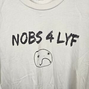 RARE Nobs 4 Lyf Shirt Aleks ImmortalHD T-Shirt RARE Medium Graphic Gamer Youtube